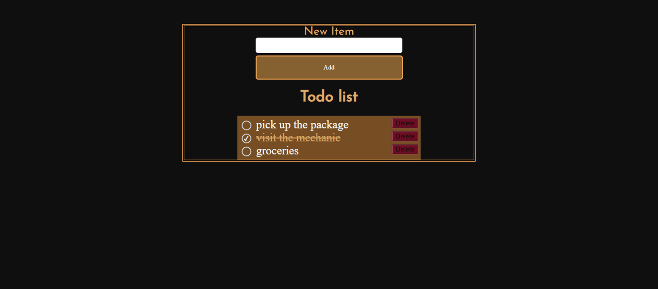 Todo App